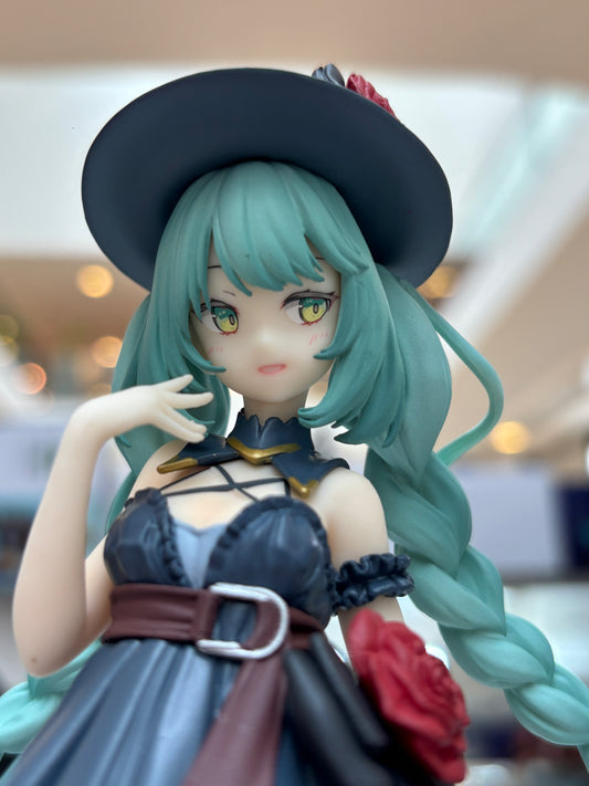 Figura Hatsune Miku Elegante Sombrero Flores