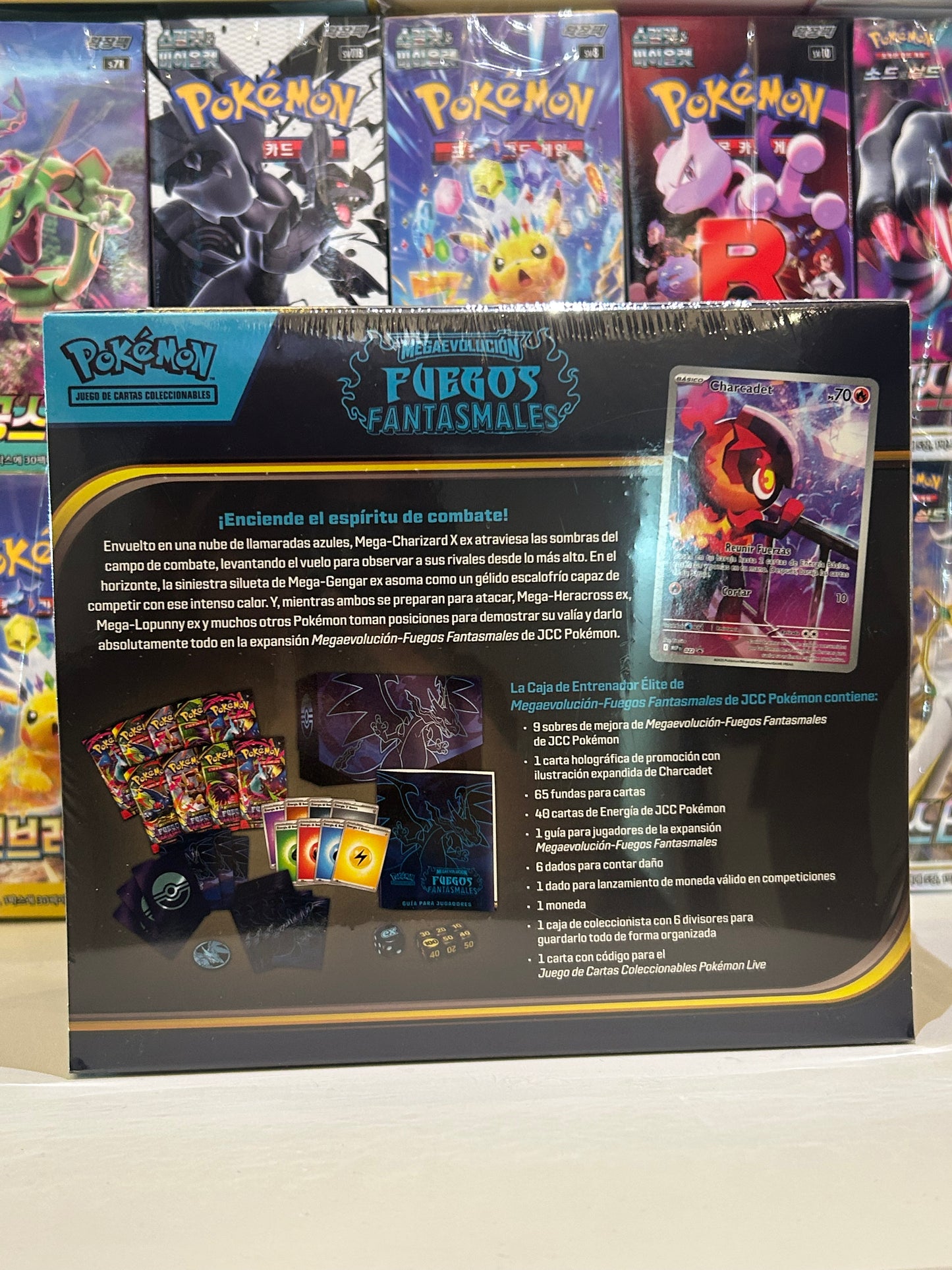 ETB Fuegos Fantasmales Español Pokemon