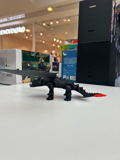 Dragón Articulado 3D Furia Nocturna