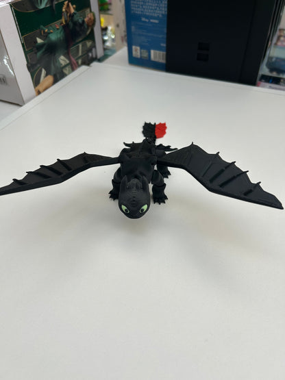 Dragón Articulado 3D Furia Nocturna